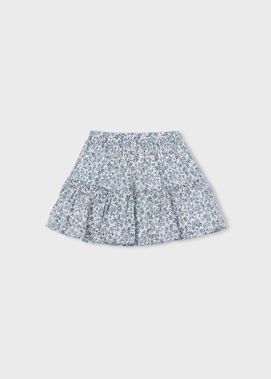 Mayoral Kids Printed dobby skirt (3903/Lake) - WeekendMode