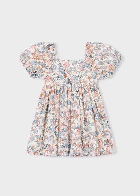Mayoral Kids Printed dress (3928/Salmon) - WeekendMode