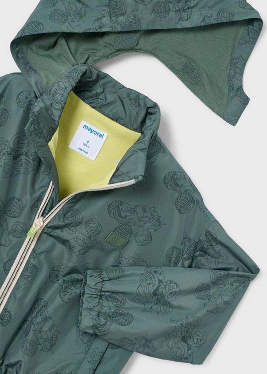 Mayoral Kids Printed windbreaker (3446/Green) - WeekendMode