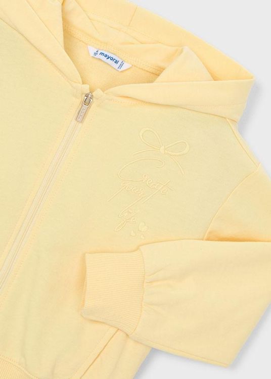 Mayoral Kids Cardigan rits en kap (3457/Vanilla) - WeekendMode