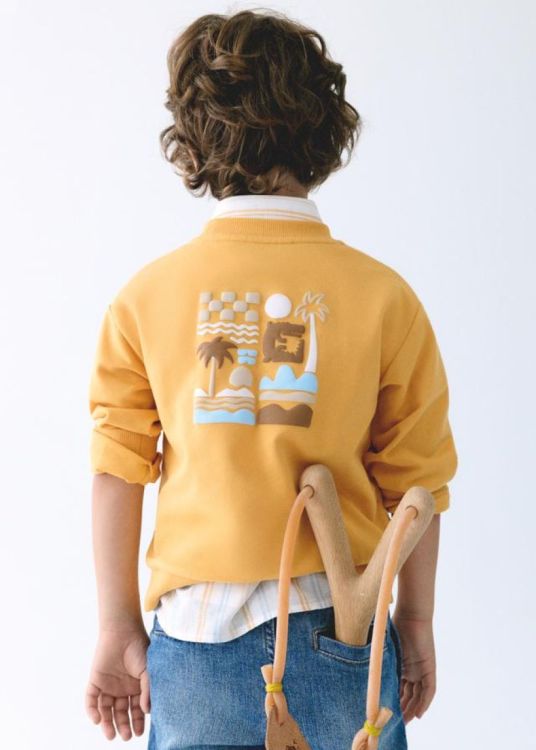Mayoral Kids Pullover without hoodie (3434/Peach) - WeekendMode
