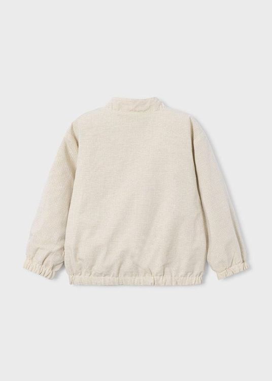 Mayoral Kids Reversible linen windbreaker (3444/oat) - WeekendMode