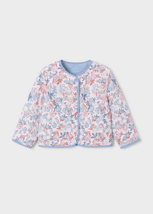 Mayoral Kids Reversible padded jacket (3452/Sky blue) - WeekendMode