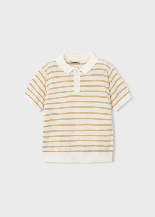 Mayoral Kids S/s polo (3106/CREAM BROW) - WeekendMode