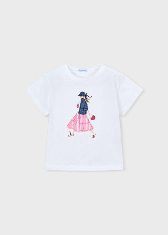 Mayoral Kids S/s t-shirt (3011/White) - WeekendMode