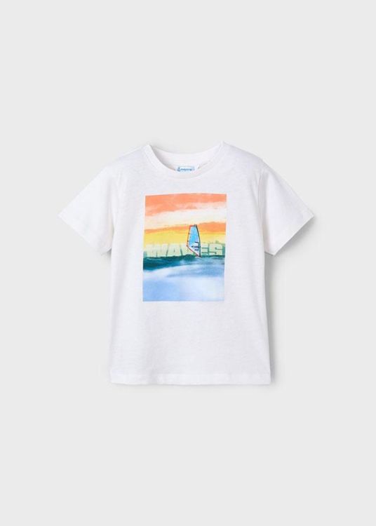 Mayoral Kids Set of 2 windsurf s/s t-shirt (5J.3049/White-Sky) - WeekendMode