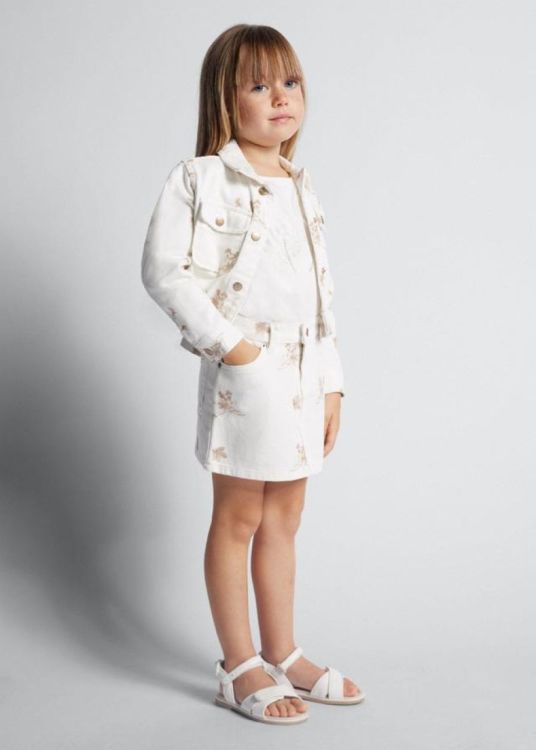 Mayoral Kids Skirt (6D.3903/Cream) - WeekendMode