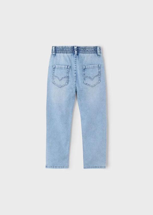 Mayoral Kids Soft denim jogger pants (5B.3564/Bleach) - WeekendMode