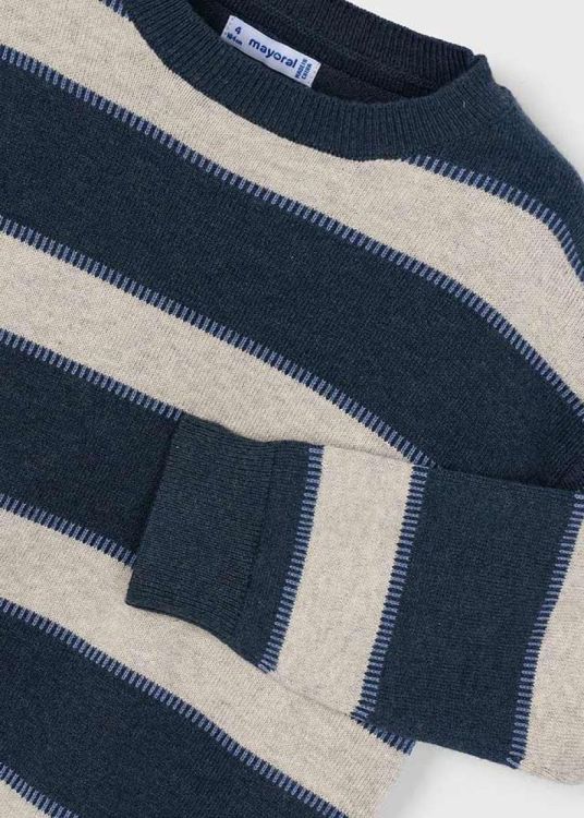 Mayoral Kids Stripes jumper (5D.4374/Blauw) - WeekendMode