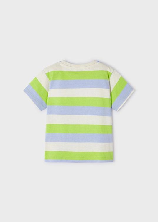 Mayoral Kids Stripes s/s t-shirt (5J.3019/Kiwi) - WeekendMode