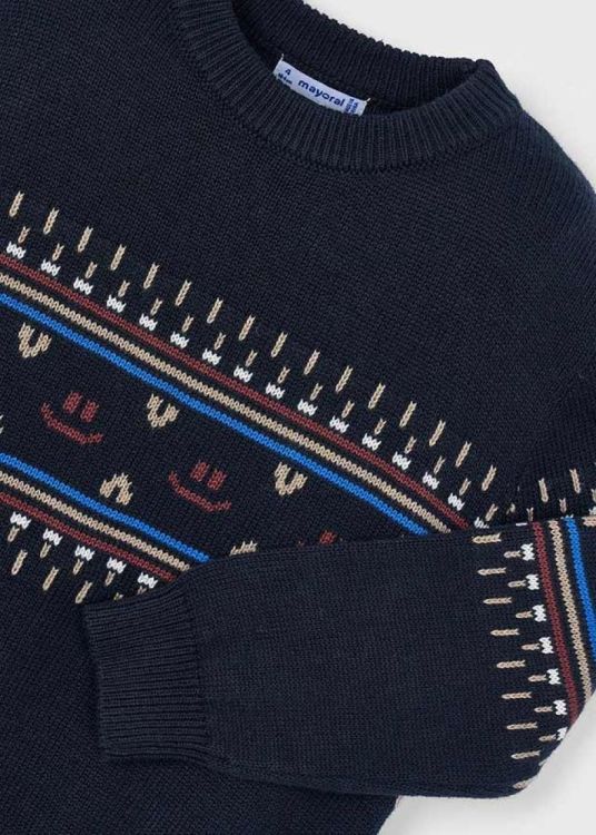 Mayoral Kids Sweater (5F.4377/Blauw) - WeekendMode