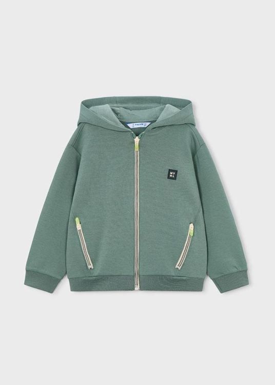 Mayoral Kids sweatshirt with zipper (3442/Green) - WeekendMode