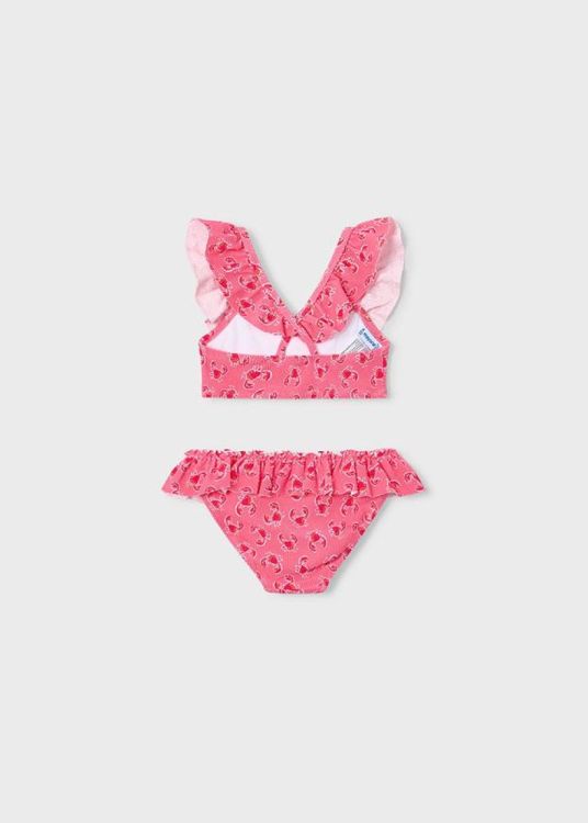Mayoral Kids Textured printed bikini (3734/Geranium) - WeekendMode