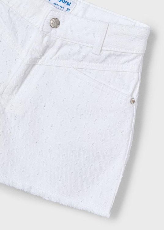 Mayoral Kids Twill shorts (6J.3205/White) - WeekendMode