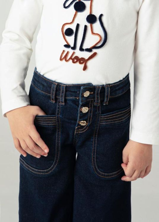 Mayoral Kids Wide leg trousers (6D.4547/Dark) - WeekendMode