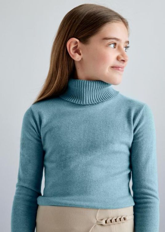 Mayoral Teens Basic knitting turtleneck (8B.345/H. Lake) - WeekendMode