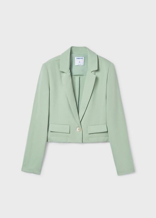 Mayoral Teens Crepe jacket (6403/Sage) - WeekendMode