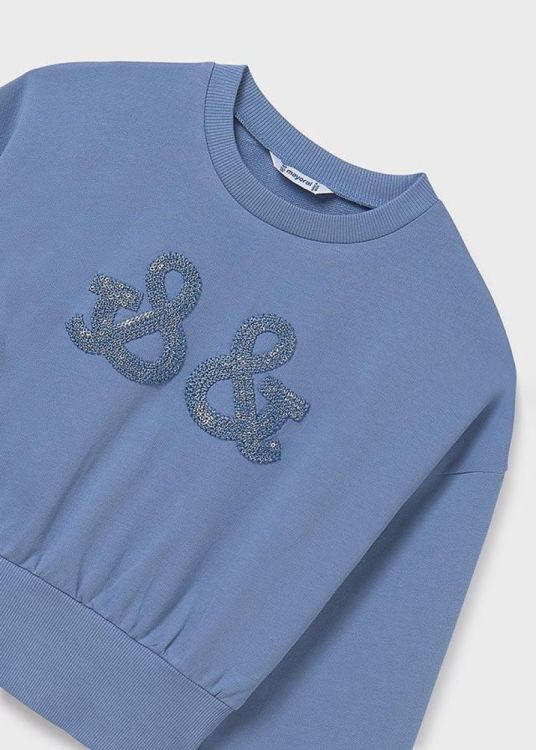 Mayoral Teens Embroidered pullover (8B.6401/Ocean) - WeekendMode