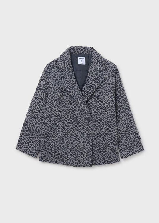 Mayoral Teens Jacquard Coat (8G.7431/Blauw) - WeekendMode