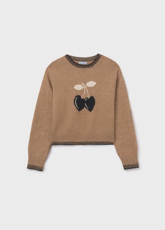 Mayoral Teens Jacquard jumper (8J.7316/Beige) - WeekendMode