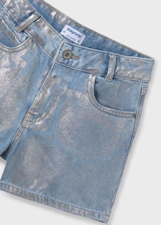 Mayoral Teens Jean shorts (8E.6217/Light foil) - WeekendMode