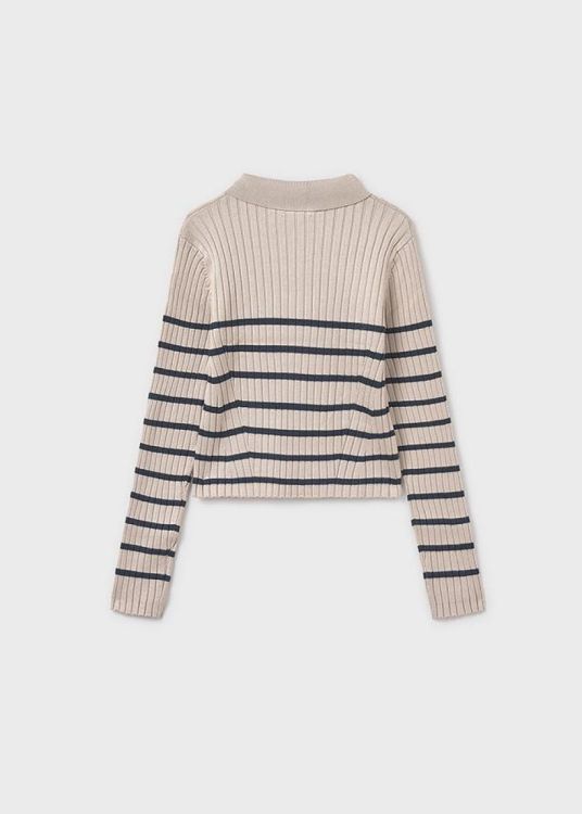 Mayoral Teens L/s knit polo (8G.7195/beige) - WeekendMode