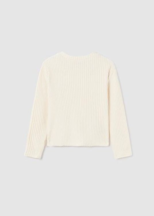 Mayoral Teens L/s ribbed shirt (8D.7051/Chickpea) - WeekendMode