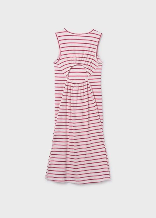 Mayoral Teens midi striped dress (6914/white cher) - WeekendMode