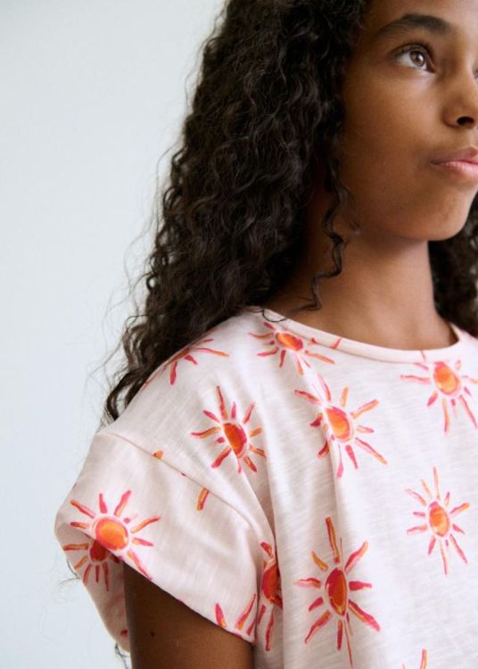 Mayoral Teens Printed s/s t-shirt (6012/Salmon) - WeekendMode