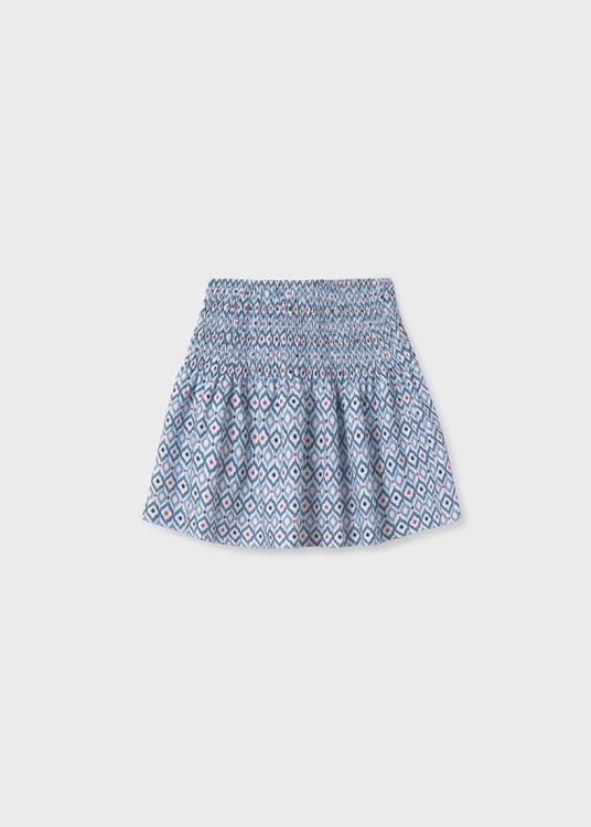 Mayoral Teens Printed skirt (8F.6971/Whit-Ocean) - WeekendMode