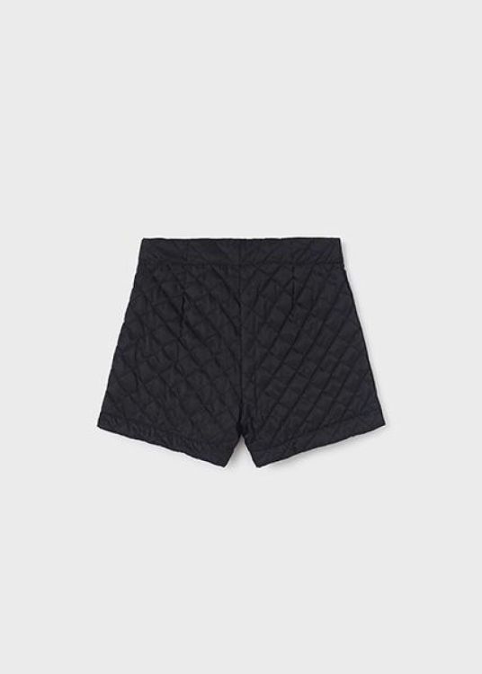 Mayoral Teens Quilted shorts (8F.7212/Black) - WeekendMode