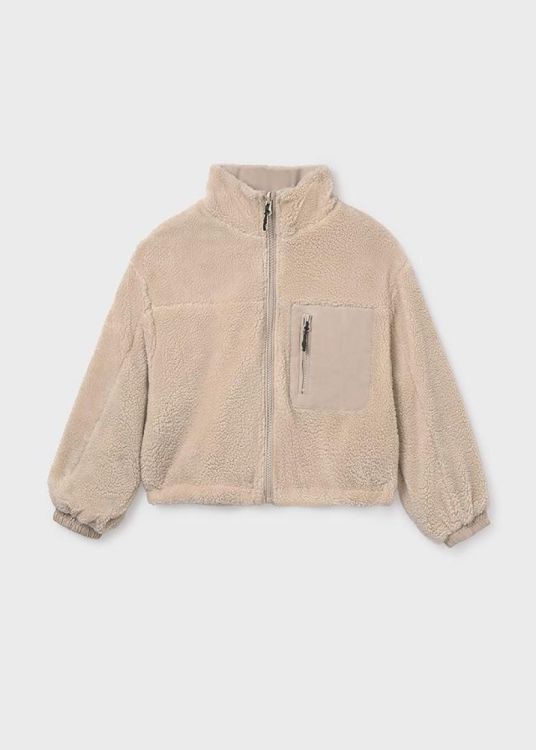 Mayoral Teens Reversible coat (8F.7435/Beige) - WeekendMode