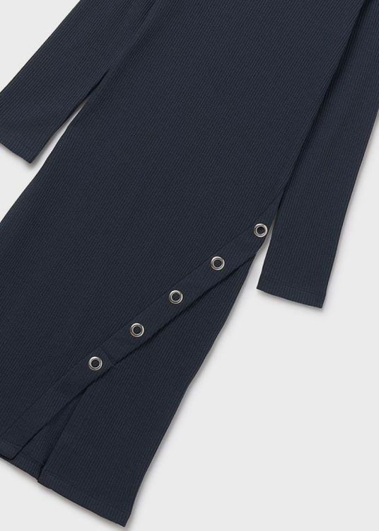 Mayoral Teens Ribbed midi dress (8G.7915/Blauw) - WeekendMode