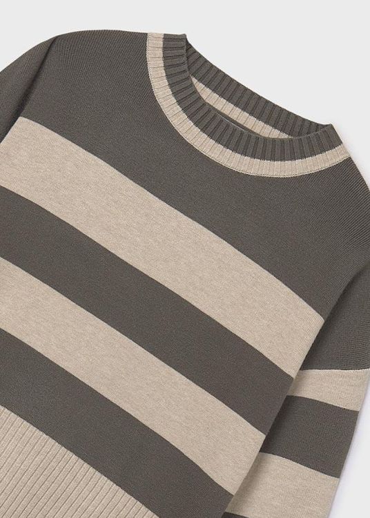 Mayoral Teens Stripes jumper (8C.7311/Groen) - WeekendMode