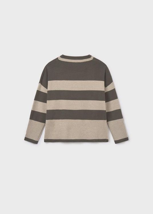 Mayoral Teens Stripes jumper (8C.7311/Groen) - WeekendMode