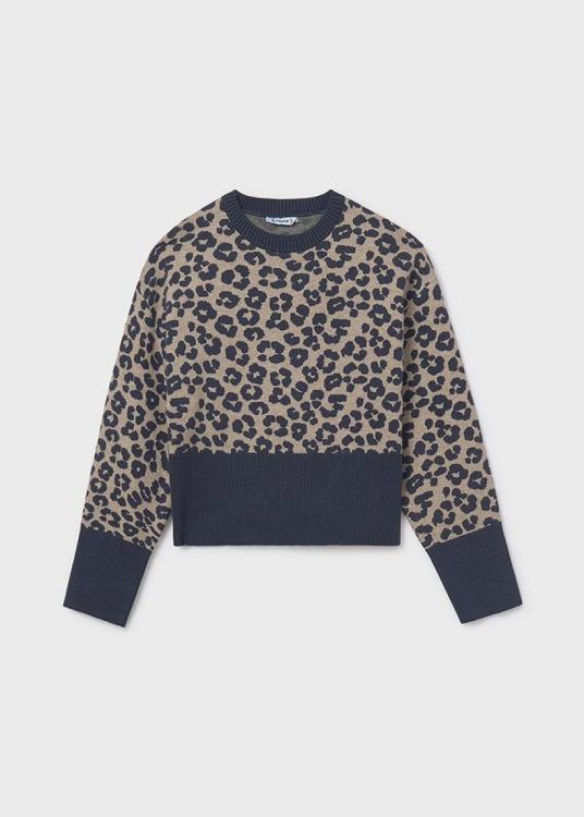 Mayoral Teens Sweater (8B.7310/Blauw) - WeekendMode