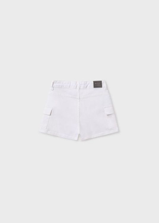 Mayoral Teens Twill cargo shorts (8E.6218/Natural) - WeekendMode