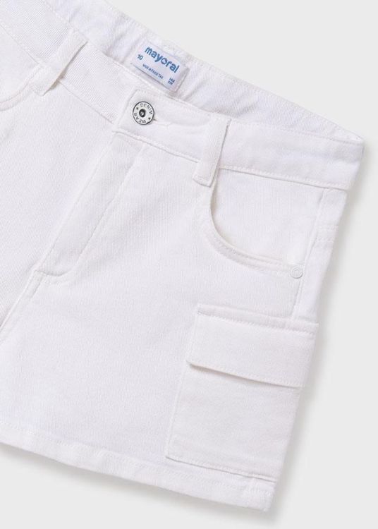 Mayoral Teens Twill cargo shorts (8E.6218/Natural) - WeekendMode