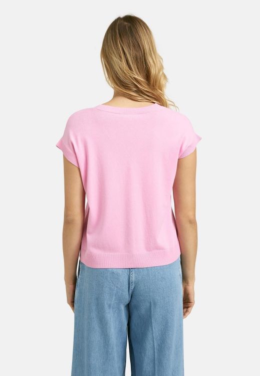 Milano Italy 1/2 sleeve roundneck cardigan + button p (62-5268-9180/1446) - WeekendMode