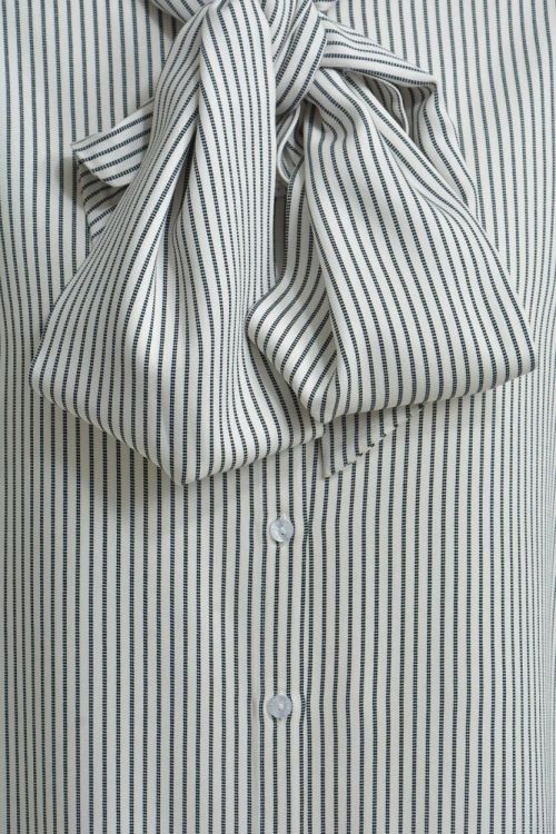 Milano Italy blouse w/ bow tie 1/1 sleeve (54-6500-3726/1111) - WeekendMode