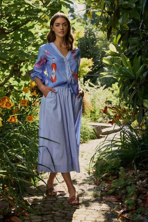 Milano Italy midi skirt elastic wb (61-2020-1372-A/604) - WeekendMode