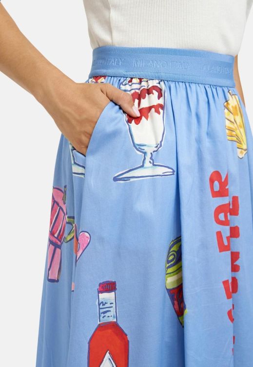 Milano Italy midi skirt elastic wb (61-2432-1372/1604) - WeekendMode
