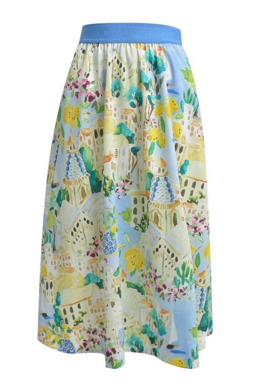Milano Italy midi skirt elastic wb (62-2439-1372/1601) - WeekendMode