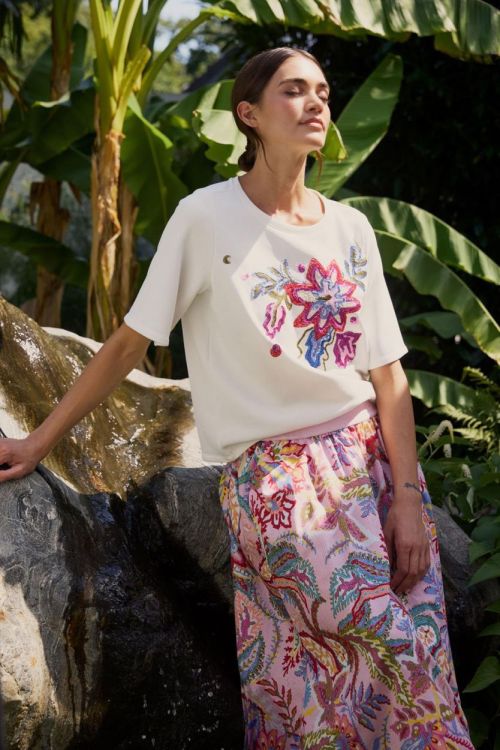 Milano Italy midi skirt elastic wb (61-2424-1372/1401) - WeekendMode