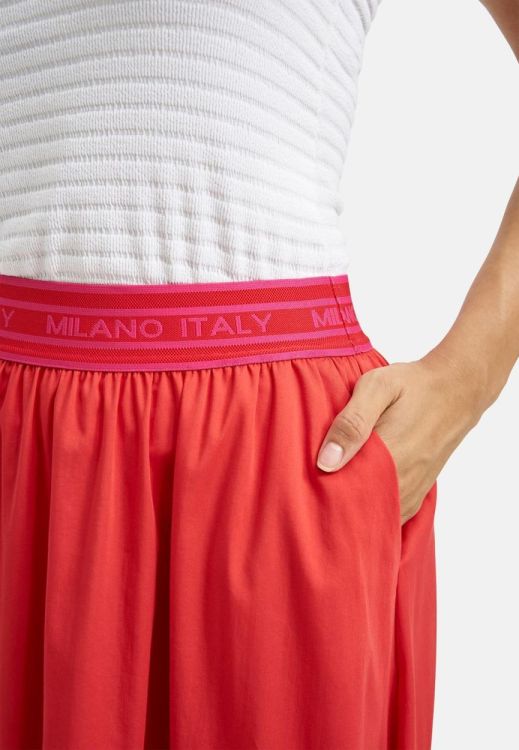 Milano Italy Midiskirt w elastic waistband (51-2020-1372-A/496) - WeekendMode