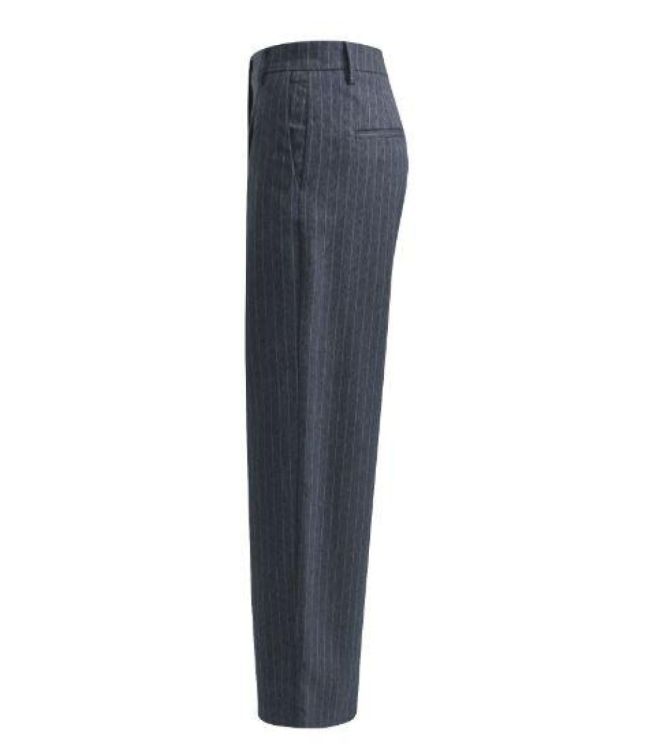 Milano Italy Pants w french pockets and pleats at fro (33-4525-2133/dark blue print) - WeekendMode