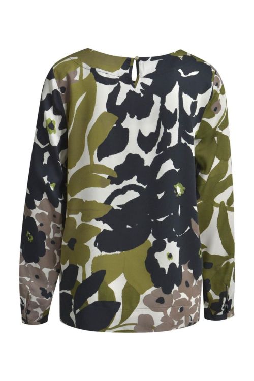 Milano Italy round neck blouse 1/1 sleeve (53-6472-3731/1099) - WeekendMode