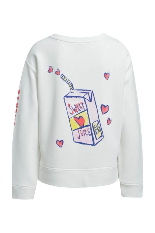 Milano Italy round neck sweatshirt w/ AW & slits 1/1 (61-5563-8702-B1/104) - WeekendMode