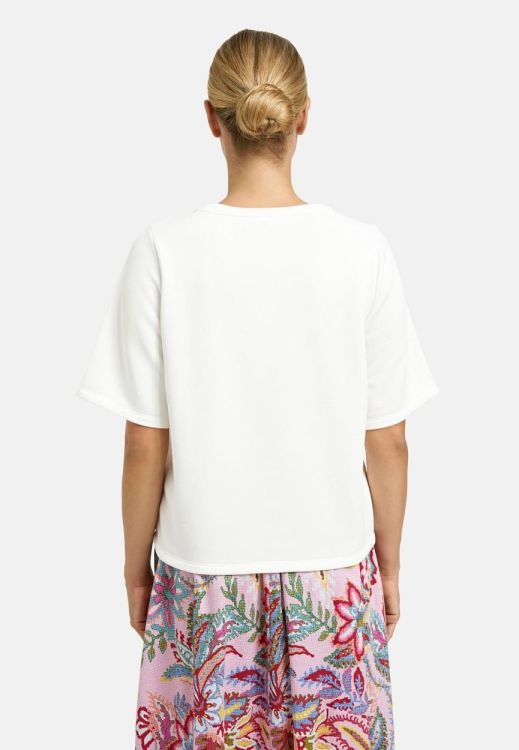 Milano Italy roundneck sweatshirt 1/2 sleeve w/ AW (61-5563-8791/104) - WeekendMode