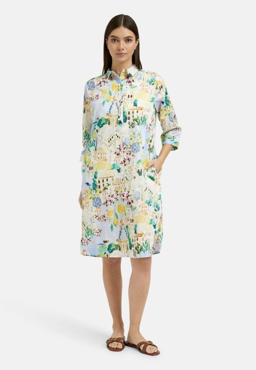 Milano Italy shirtdress, 3/4 sleeve (62-2439-5046/1601) - WeekendMode